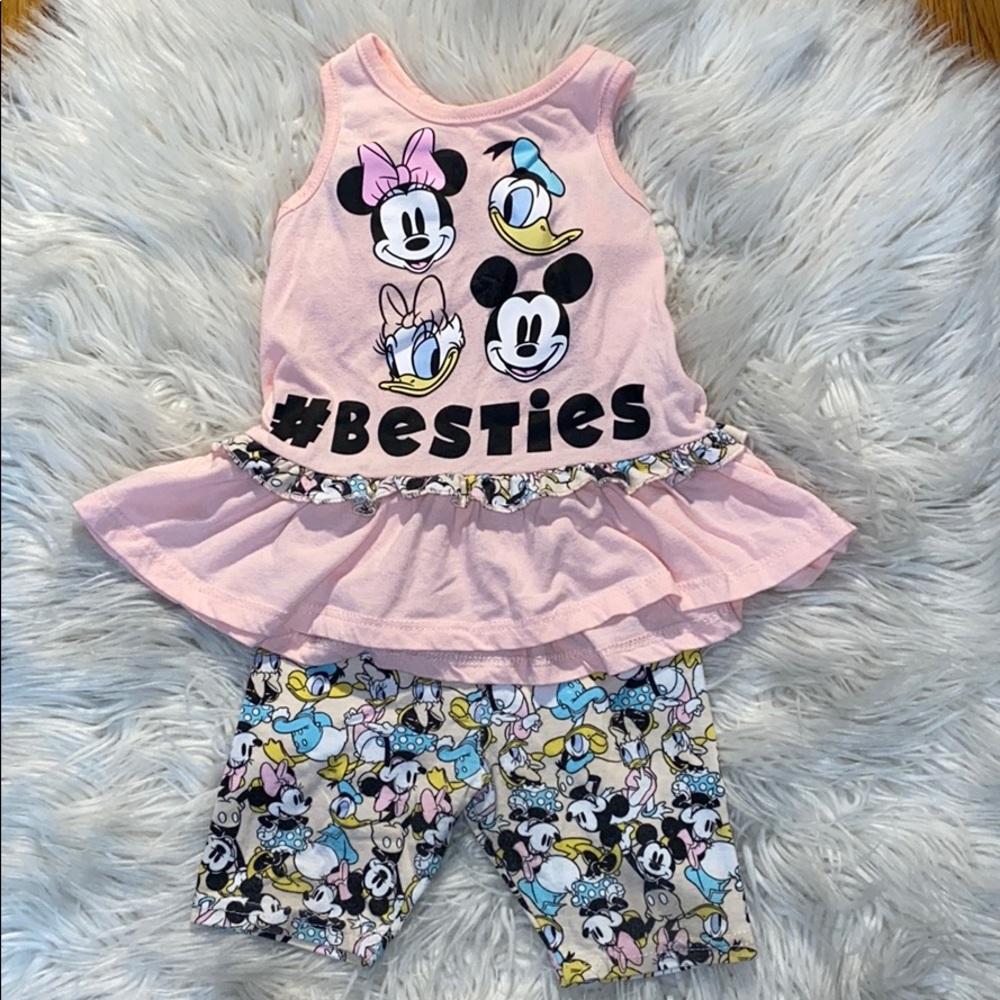 Disney short and tank set